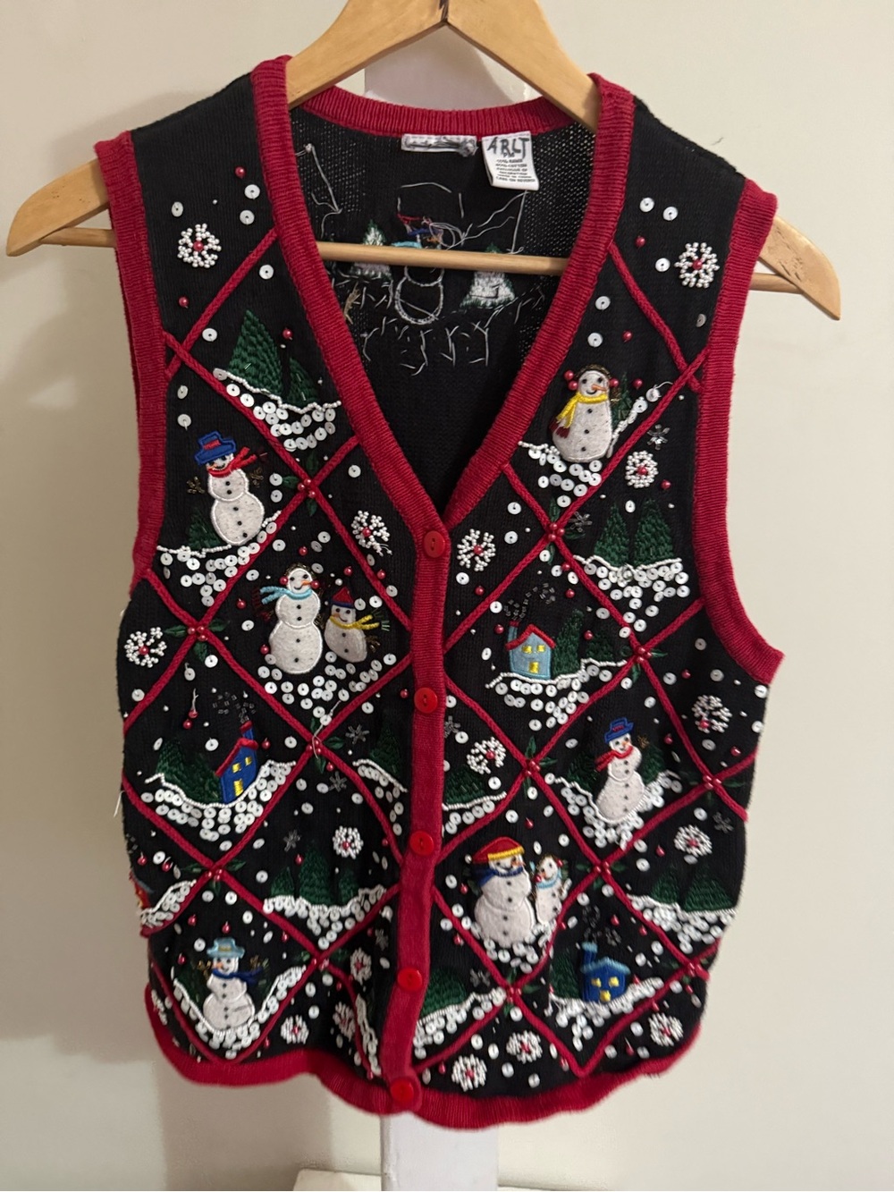 Snowman Sweater Vest